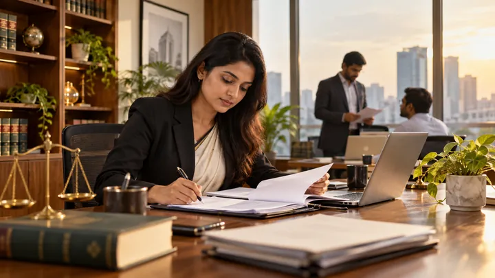 Professional prepares a corporate agreement