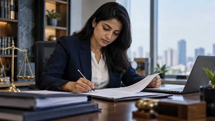Professional prepares a corporate agreement