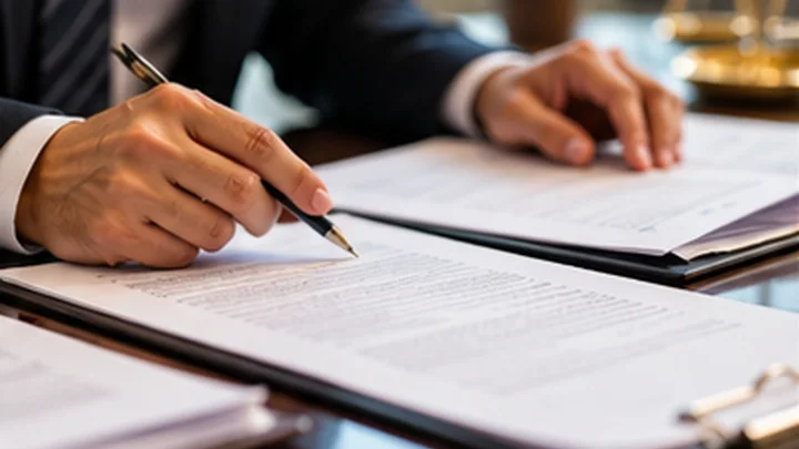 Professional prepares a corporate agreement