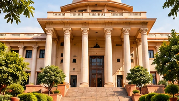 Illustrative government courthouse building