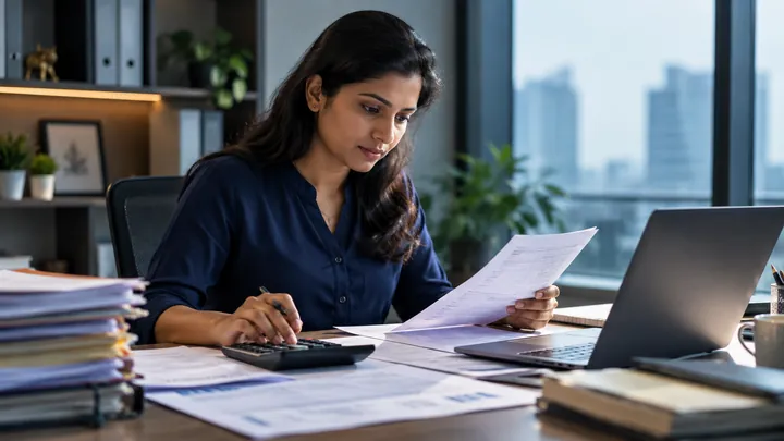 Accountant prepares GST records and returns