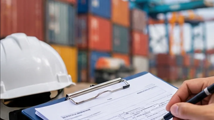 Import consignment inspected with customs documentation