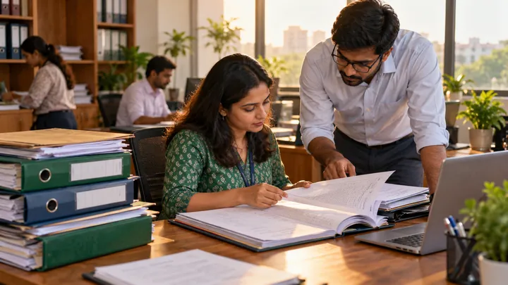 Payroll folder and salary registers