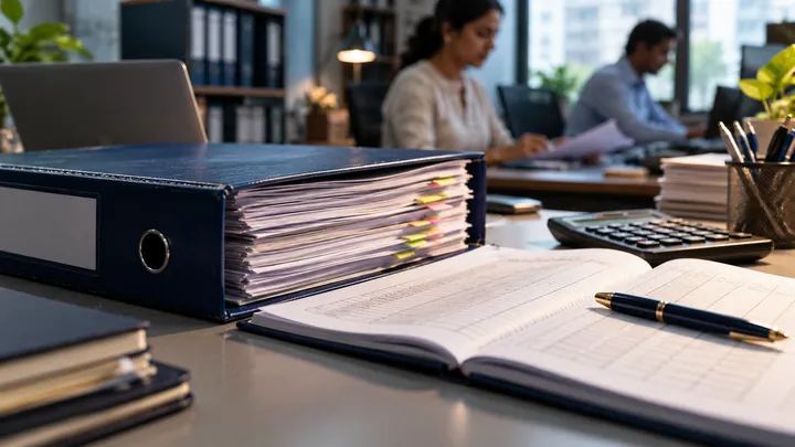 Payroll folder and salary registers