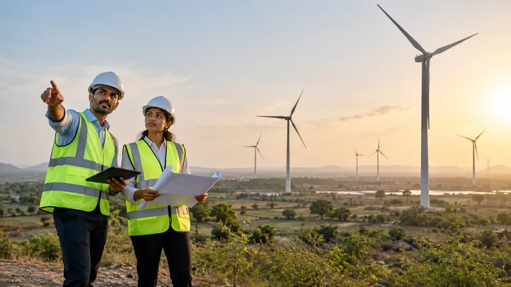 Wind turbines and clean energy landscape