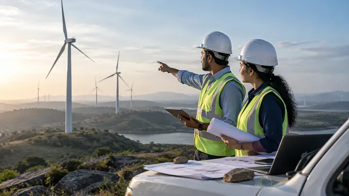 Wind turbines and clean energy landscape